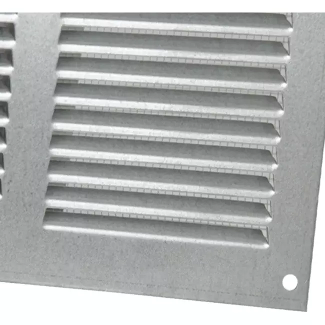 Metalen rooster 300x300mm zink - MR3030Zn