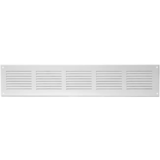 Metalen rechthoekige sleuf rooster 500x100 wit - MR5010