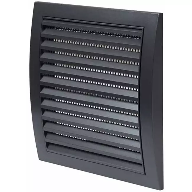 Muurrooster 190x190 mm antraciet - N12A