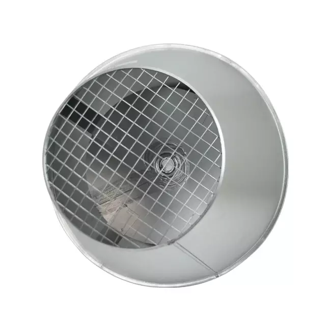Capuchon déflecteur rond 100 mm sendzimir galvanisé