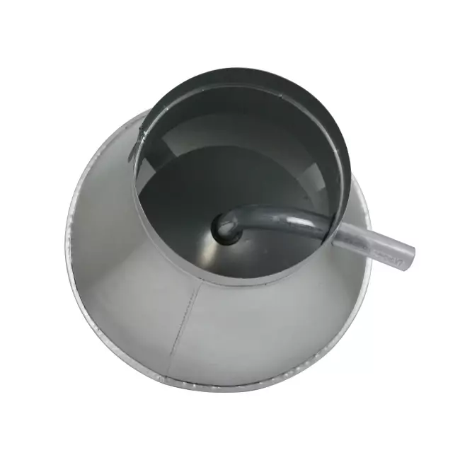 Capuchon déflecteur rond 100 mm sendzimir galvanisé