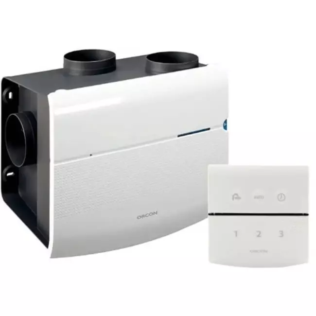 Orcon MVS-15R Pakket 550 m³/h + RFT bediening - randaarde stekker