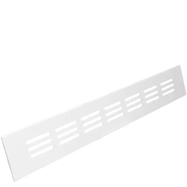 Plintrooster aluminium - wit L=300mm x H=40mm - RA430