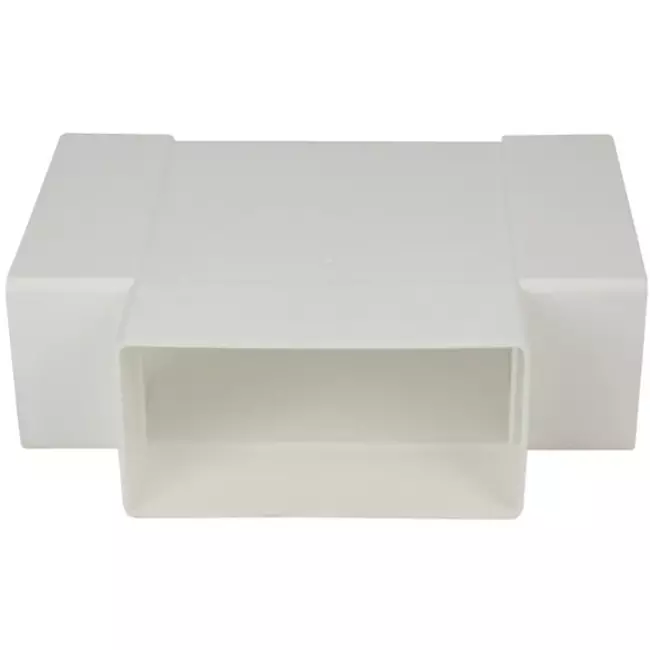 Rechthoekig kunststof T-stuk 110x55 - KT