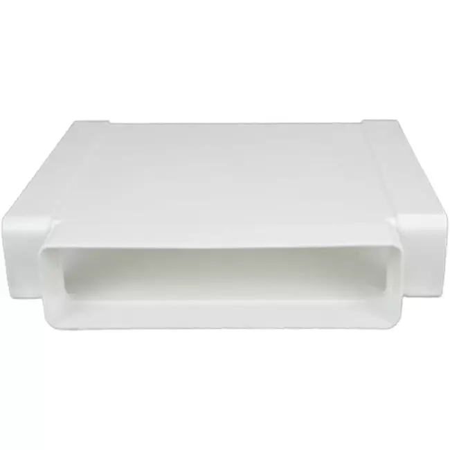 Rechthoekig kunststof T-stuk 220X55mm - KT25