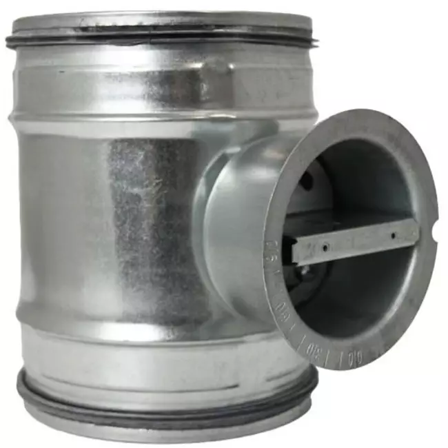 Handbediende regelklep Ø 100mm voor spirobuis