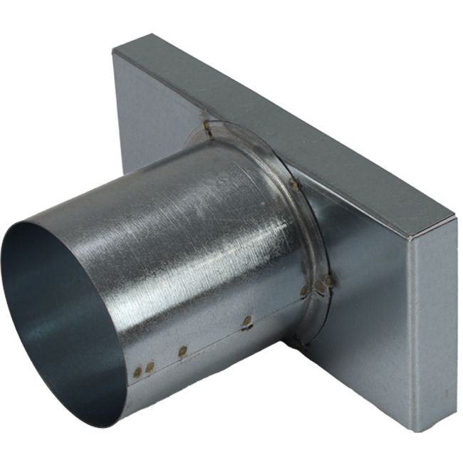 Deksel 220x80 mm met aansluiting diameter 80 mm tbv instortkanaal