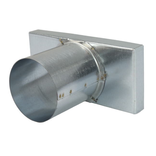 Deksel 220x80 mm met aansluiting diameter 80 mm tbv instortkanaal