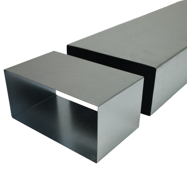 Koppelstuk 220x80 mm tbv instortkanaal
