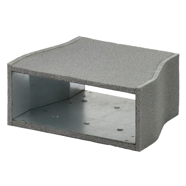 Thermoduct verloopstuk 300x80 naar 170x80 tbv instortkanaal