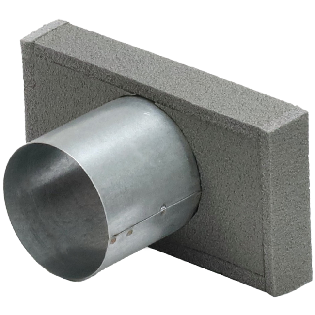 Couvercle isolé raccordement 80 / 220mm x 80 mm