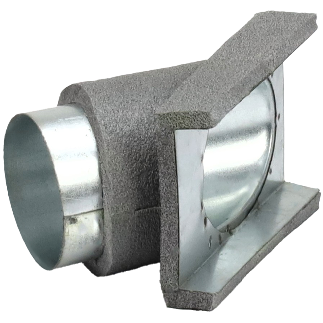 Thermoduct 45 graden aftak stuk 80 mm