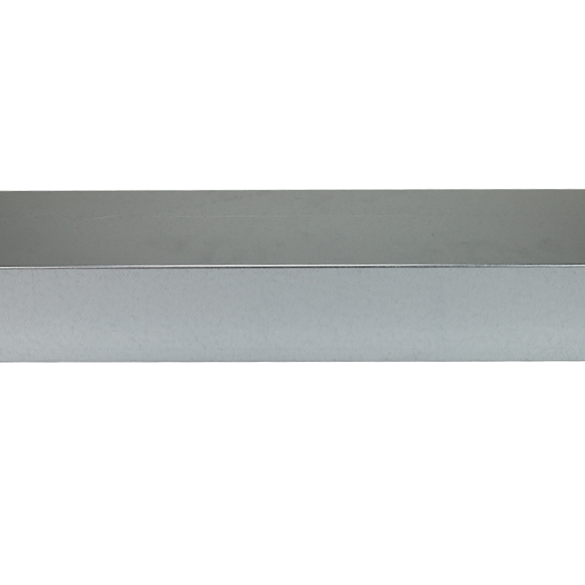 Gegalvaniseerd instortkanaal 220x80 mm met lengte 1500 mm