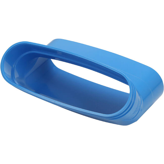 Wavin Ventiza bocht 45 graden PVC ovaal 235x80 mm verticaal M/S