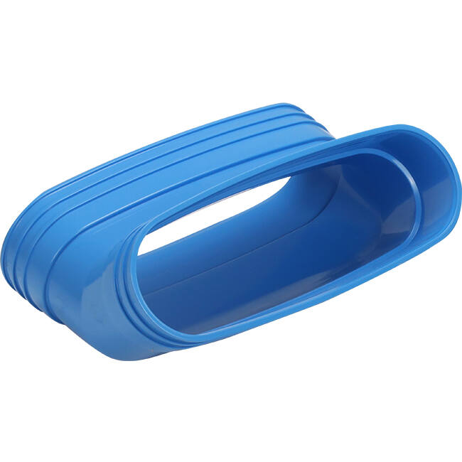 Wavin Ventiza bocht 45 graden PVC ovaal 235x80 mm verticaal M/M