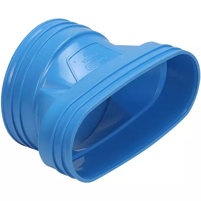 Wavin Ventiza verloop PVC ovaal 235x80 mm naar 160 mm M/M