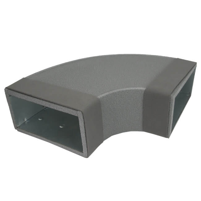 Thermoduct instortbocht 90 graden 300x80 mm horizontaal