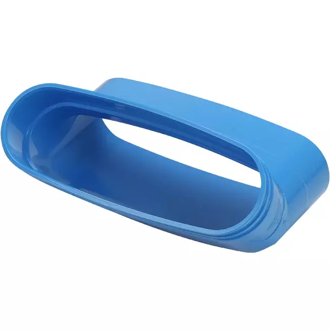 Wavin Ventiza bocht 45 graden PVC ovaal 195x80 mm verticaal M/S