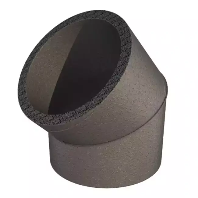 Ubbink Aerfoam 30 graden bocht 180 mm