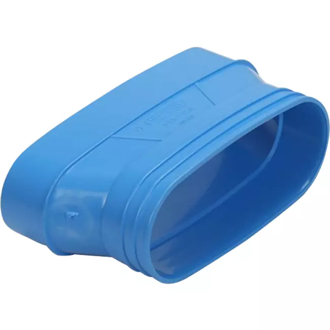 Wavin Ventiza Transition PVC ovale 235x80 mm vers 195x80 mm M/S