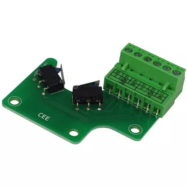 Brandklep rechthoekig dubbel contact S kit - E-FD A R25S KIT