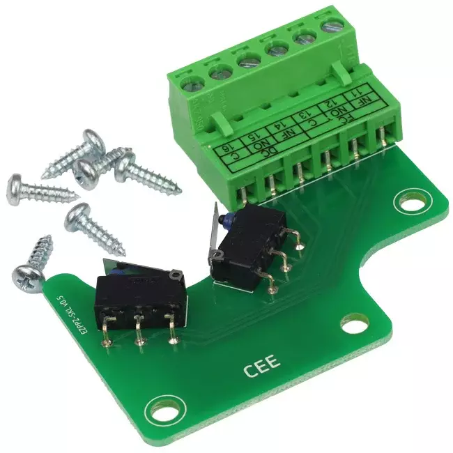 Brandklep rechthoekig dubbel contact S kit - E-FD A R25S KIT