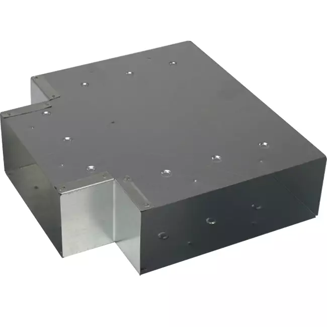 T-stuk (haaks) 90 graden 170x80 mm - 170x80 mm tbv instortkanaal
