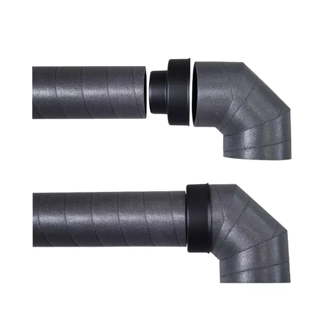 Ubbink Aerfoam verloopstuk 160 naar 180 mm