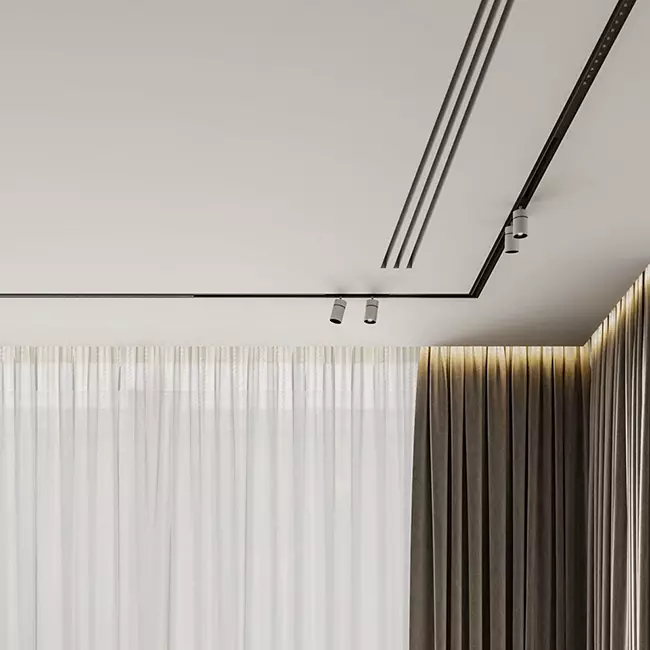 Ergovent instucbaar frameloos lijnrooster 1000 mm met aansluitdiameter 160 mm - airconditioning - 3 sleuven