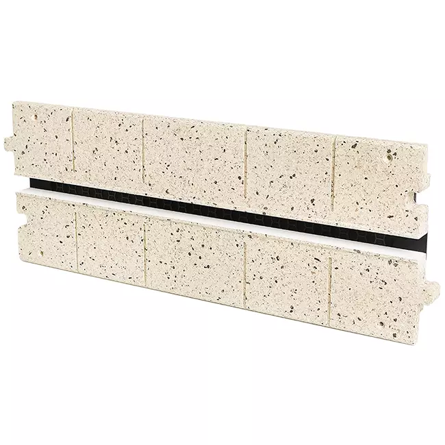 Ergovent tussenstuk voor modulaire instucbare lijnroosters 500 mm - 1 sleuf