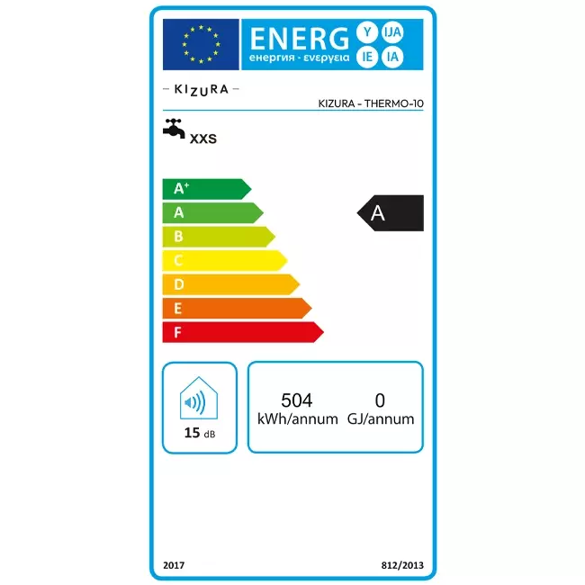 Chauffe-eau électrique de cuisine Kizura Close-in 10 L