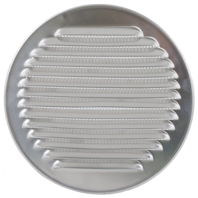 Ventilatierooster rond 150mm aluminium - EL-A-R150 ALU