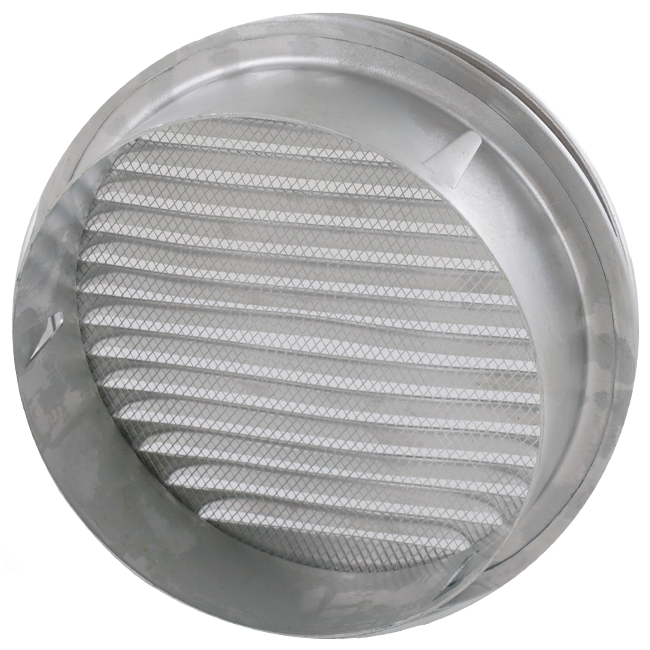 Ventilatierooster rond 150mm aluminium - EL-A-R150 ALU