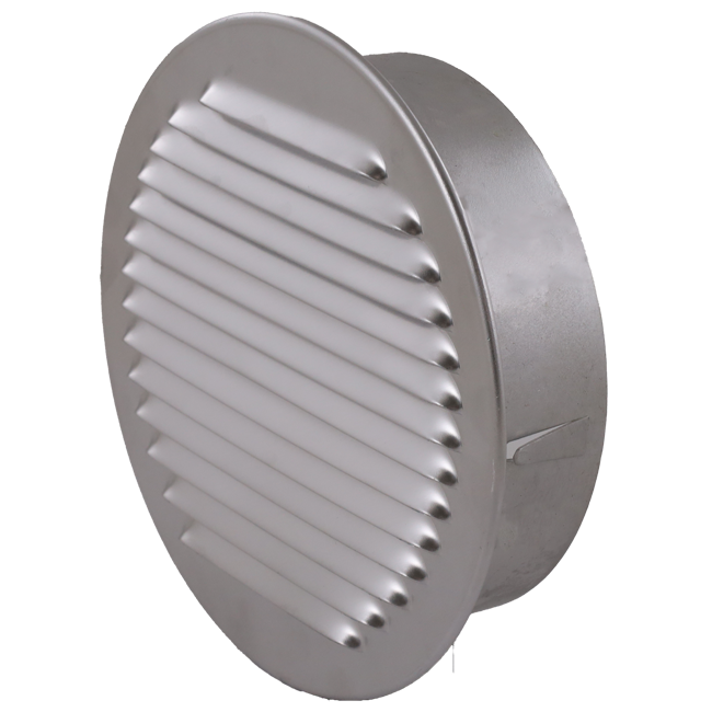 Ventilatierooster rond 150mm aluminium - EL-A-R150 ALU