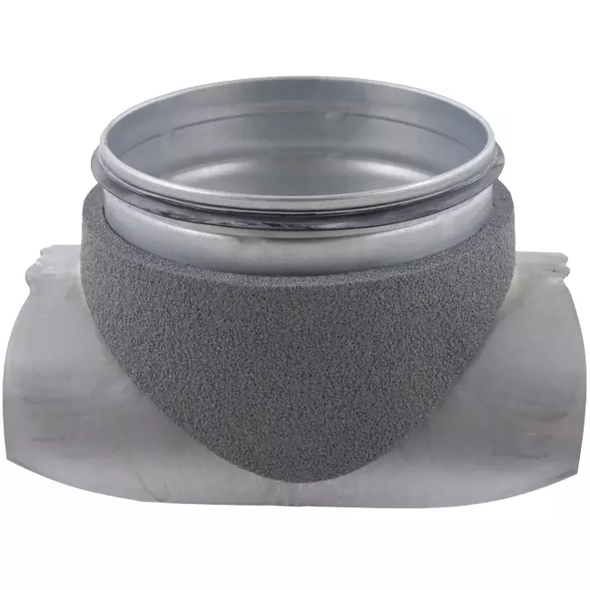 Thermoduct Zadelstuk 125 mm - 125 mm (90 graden)