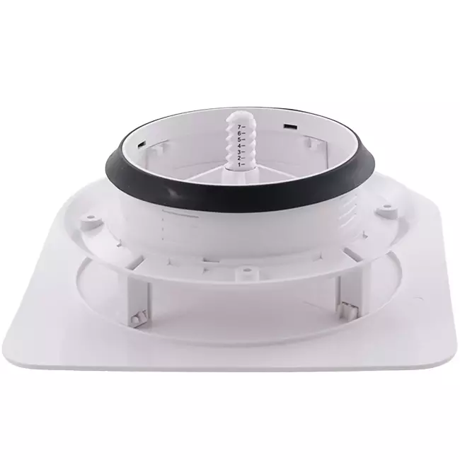 ClimaConnect Design ventiel vierkant Ø 125 mm - wit