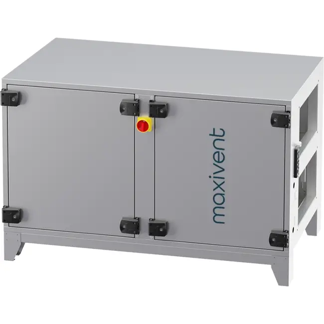 Maxivent WTW luchtbehandelingkasten met tegenstroomwisselaar 700 m3/h met DX-batterij horizontaal links - PHE 700 H ODJL