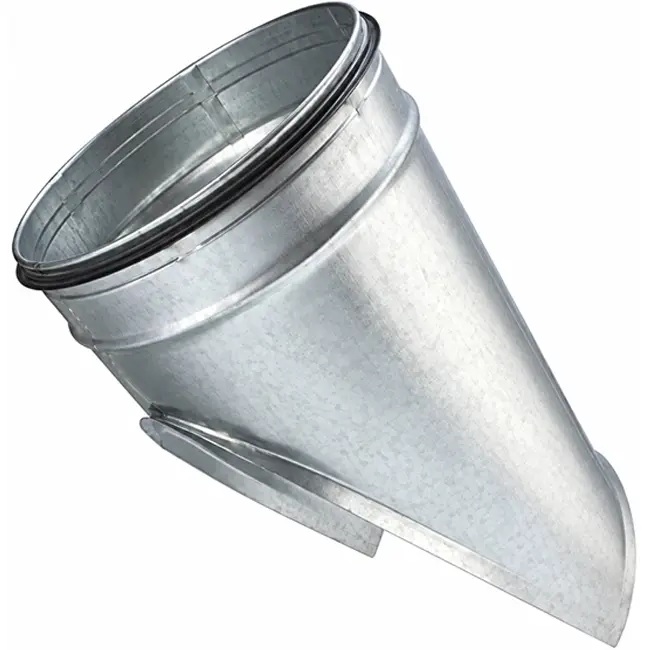 Zadelstuk Ø 125mm - 125mm (45°) - Gegalvaniseerd