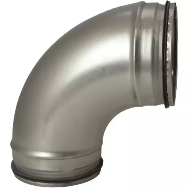 Ronde spiro bocht 90° Ø 100mm voor spirobuis