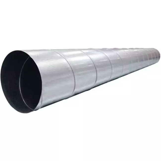 Spirobuis Ø 100mm lengte 1,5 meter - Gegalvaniseerd