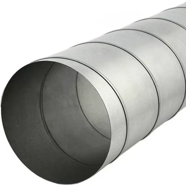 Spirobuis Ø 125mm lengte 3 meter - Gegalvaniseerd