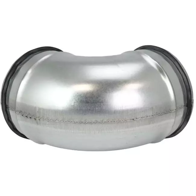 Korte ronde spiro bocht 90° Ø 80mm voor spirobuis