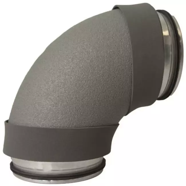 Thermoduct geïsoleerde bocht 90 graden diameter 160 mm