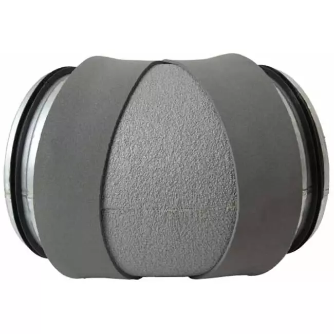 Thermoduct 13mm bocht diameter 355 mm 45 graden geisoleerd
