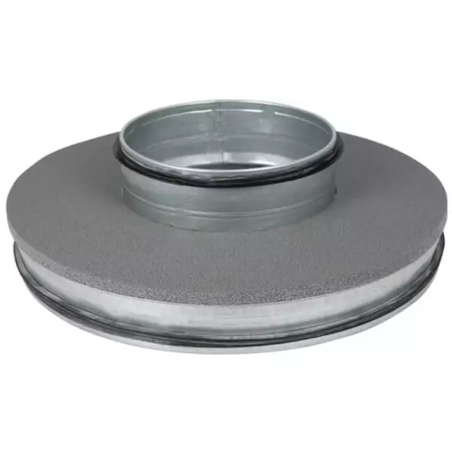 Thermoduct geïsoleerde deksel met vlakke tuit diameter 250 mm - 160 mm
