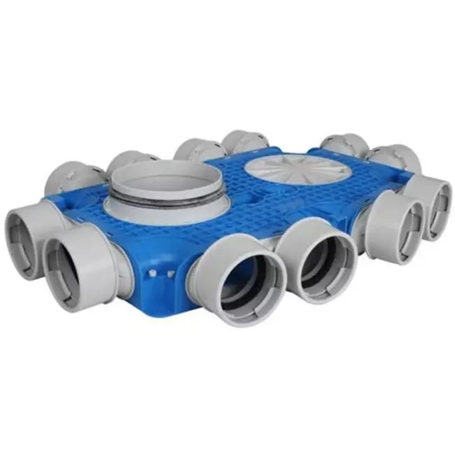 Boîte de sous-distribution de ventilation Vent-Axia Uniflexplus 12x Ø90 mm avec embout Ø160 mm