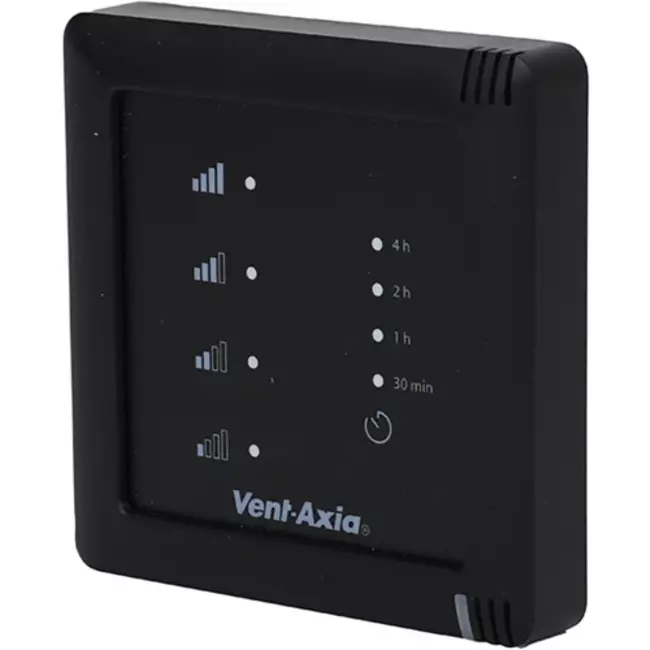 Vent-Axia Multihome bedrade 4-standenschakelaar zwart - SSU-WZ