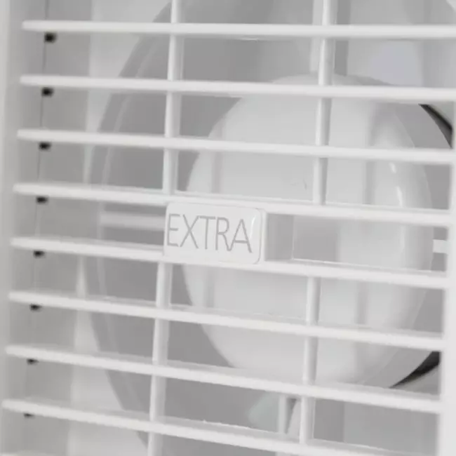 Badkamerventilator Ø 100 mm Wit - luxe X100
