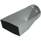 Verloopstuk 170x80 mm naar diameter 125 mm tbv instortkanaal