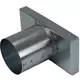 Deksel 170x80 mm met aansluiting diameter 80 mm tbv instortkanaal